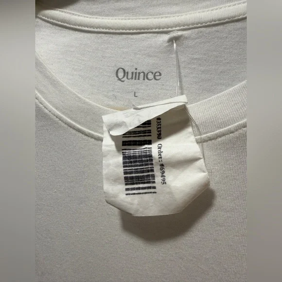 NWT Quince Cotton Modal Crew Neck Tee - Picture 8 of 11